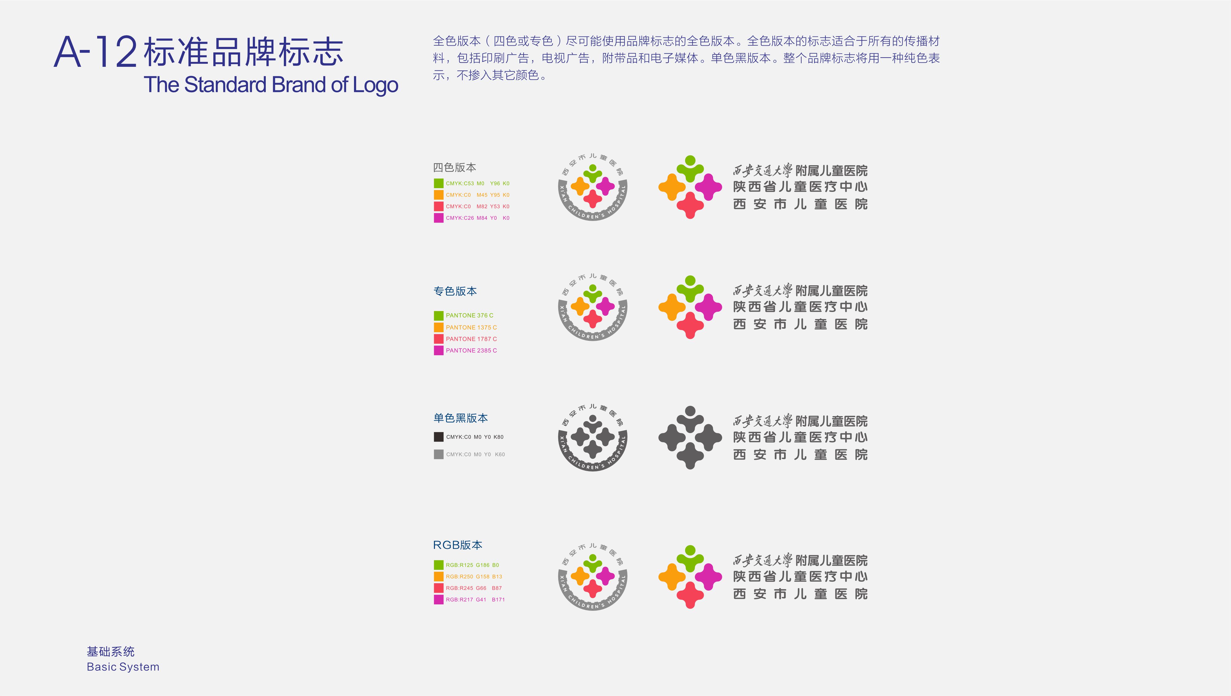 西安市儿童医院品牌视觉设计